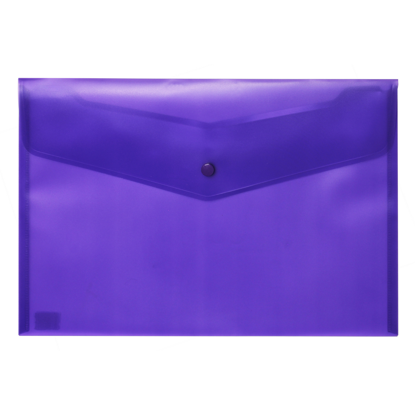 Assorted Colour Plastic Stud Wallets - Pack of 5