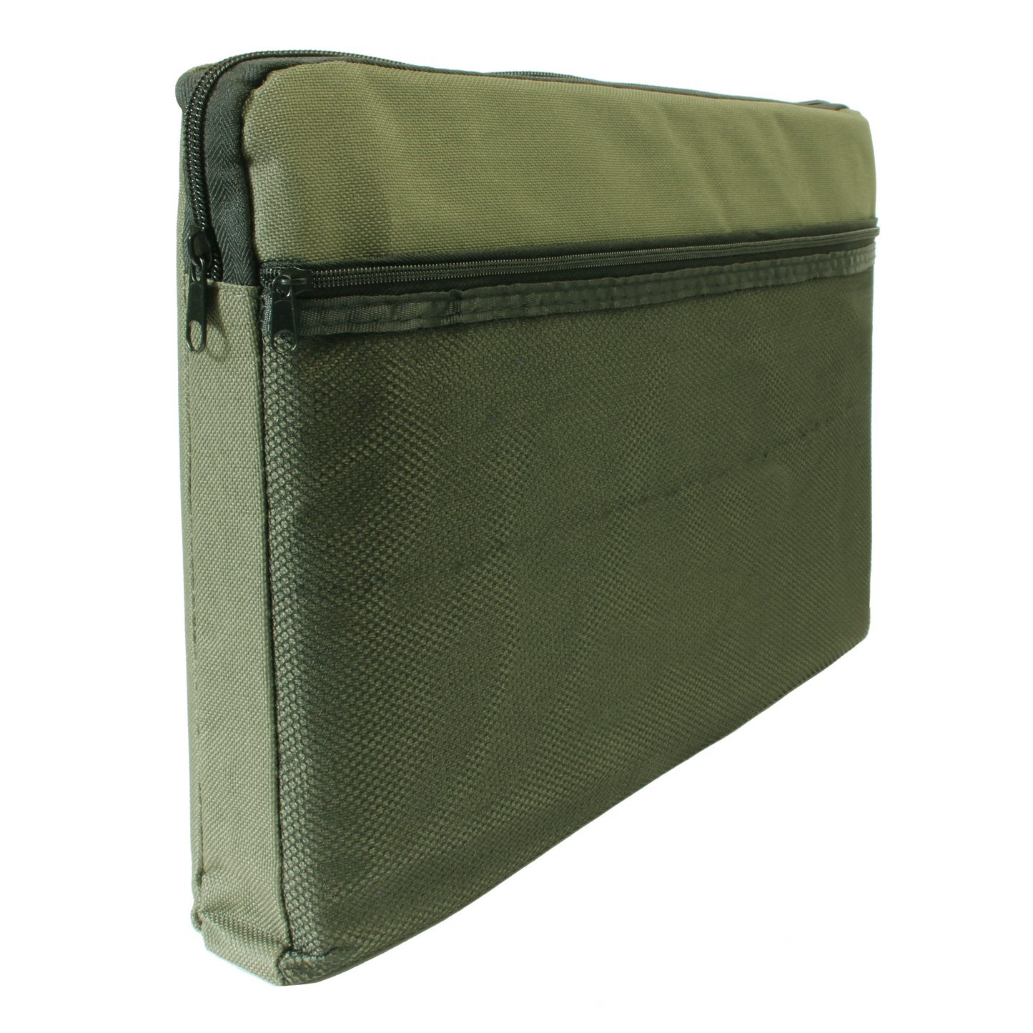 A4 Canvas Zip Bag with Mesh Pocket