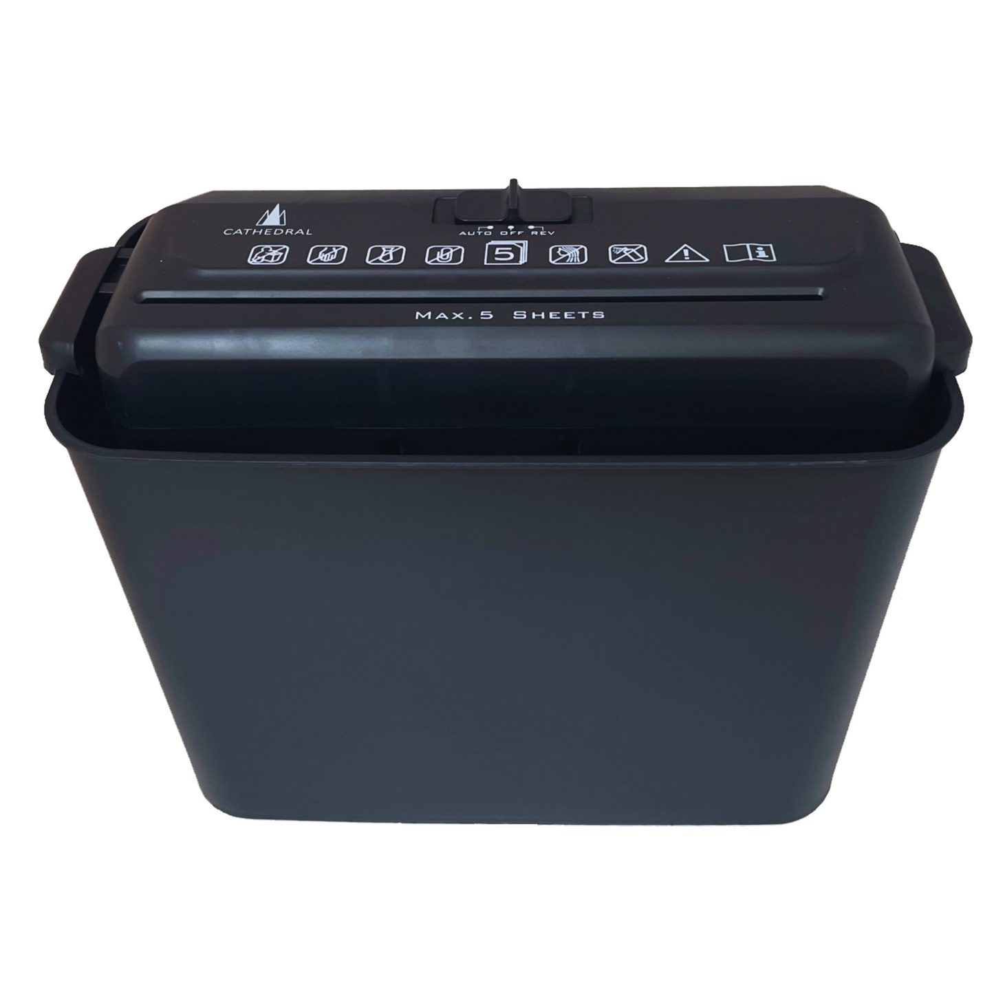 Strip Cut 5 Sheet Shredder with 8 Litre Basket