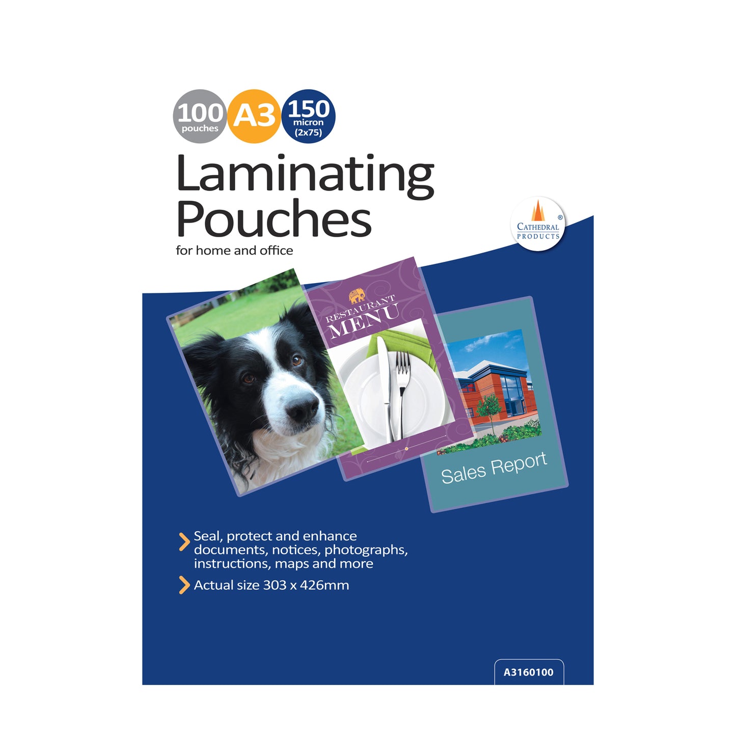 A3 150 Micron Laminating Pouches