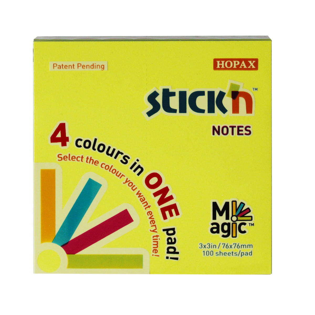 Repositionable Neon Magic Pad 76mm x 76mm