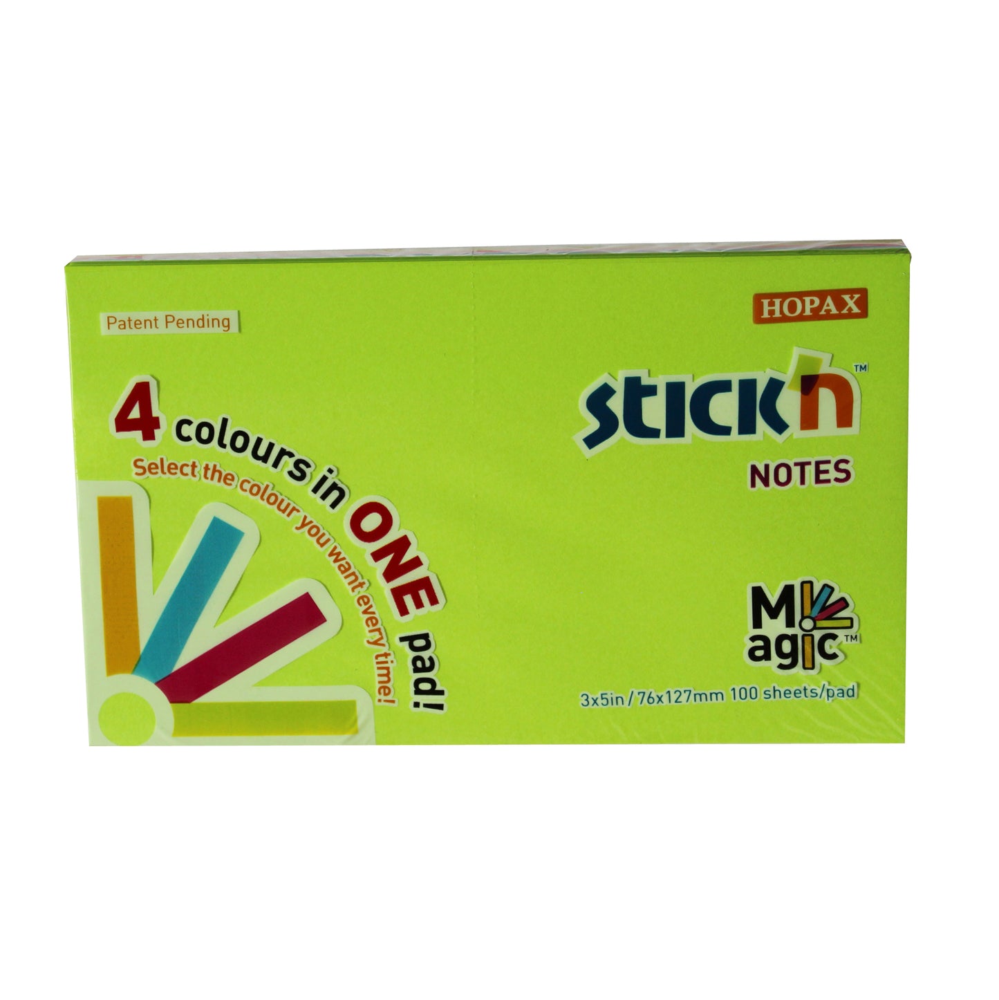 Repositionable Neon Magic Pad 76mm x 127mm
