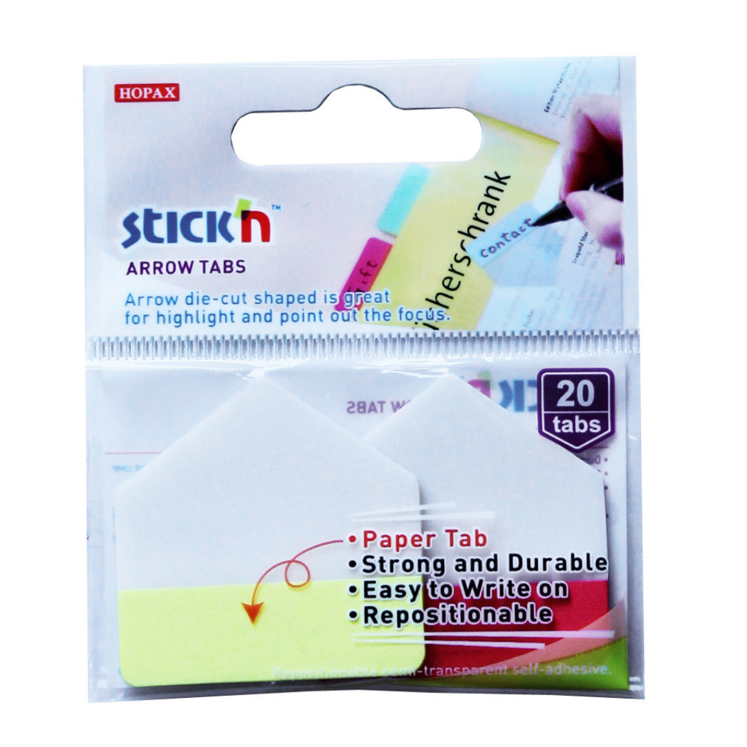 Repositionable Arrow Tabs 38mm x 38mm