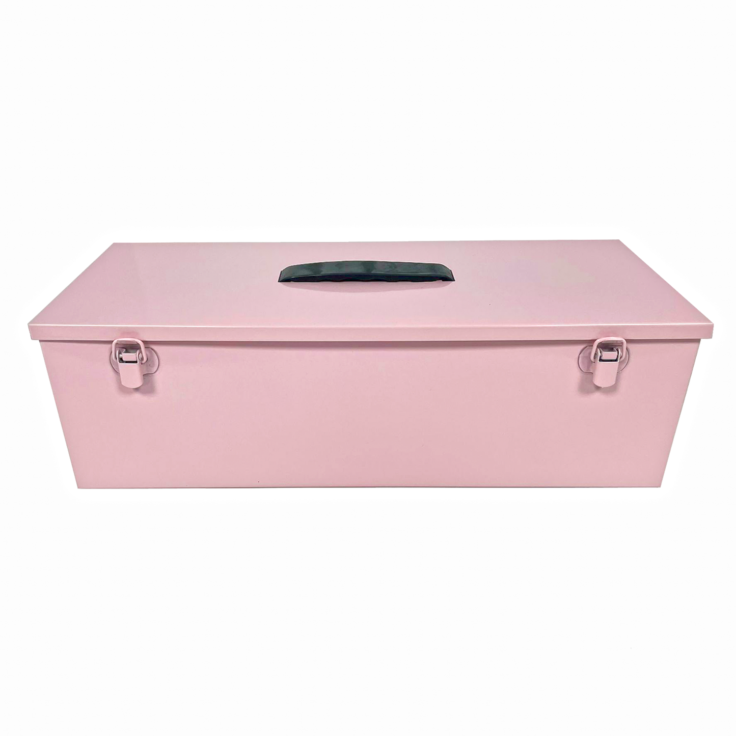 Steel Tool Box with Plastic Fold Down Handle
