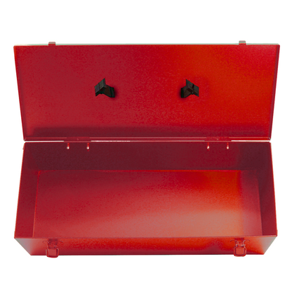 Steel Tool Box with Plastic Fold Down Handle