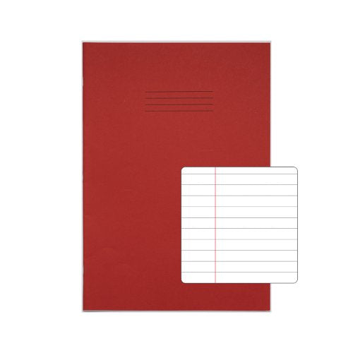 Exercise Book A4+,  80 Page 8mm Feints & Margin - Pack of 50