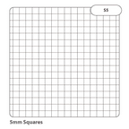 Exercise Book 9x7inch, 80 Pages 5mm Squared - Pack of 100