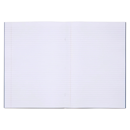 Exercise Book A4+,  80 Page 8mm Feints & Margin - Pack of 50