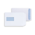 Envelope C5 White Self Seal Pocket Window 90g - Pack of 500