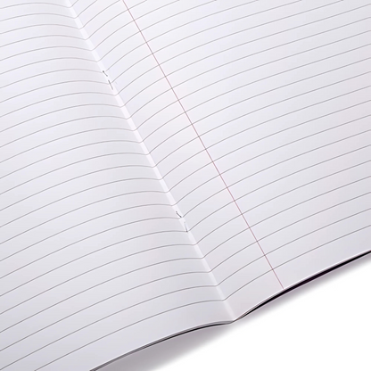 Exercise Book A4+,  80 Page 8mm Feints & Margin - Pack of 50
