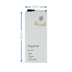 Frameless Dry Erase Board - 152x355mm