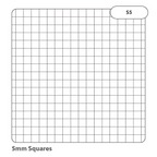 Exercise Book A4,  80 Pages 5mm Squared - Pack of 50