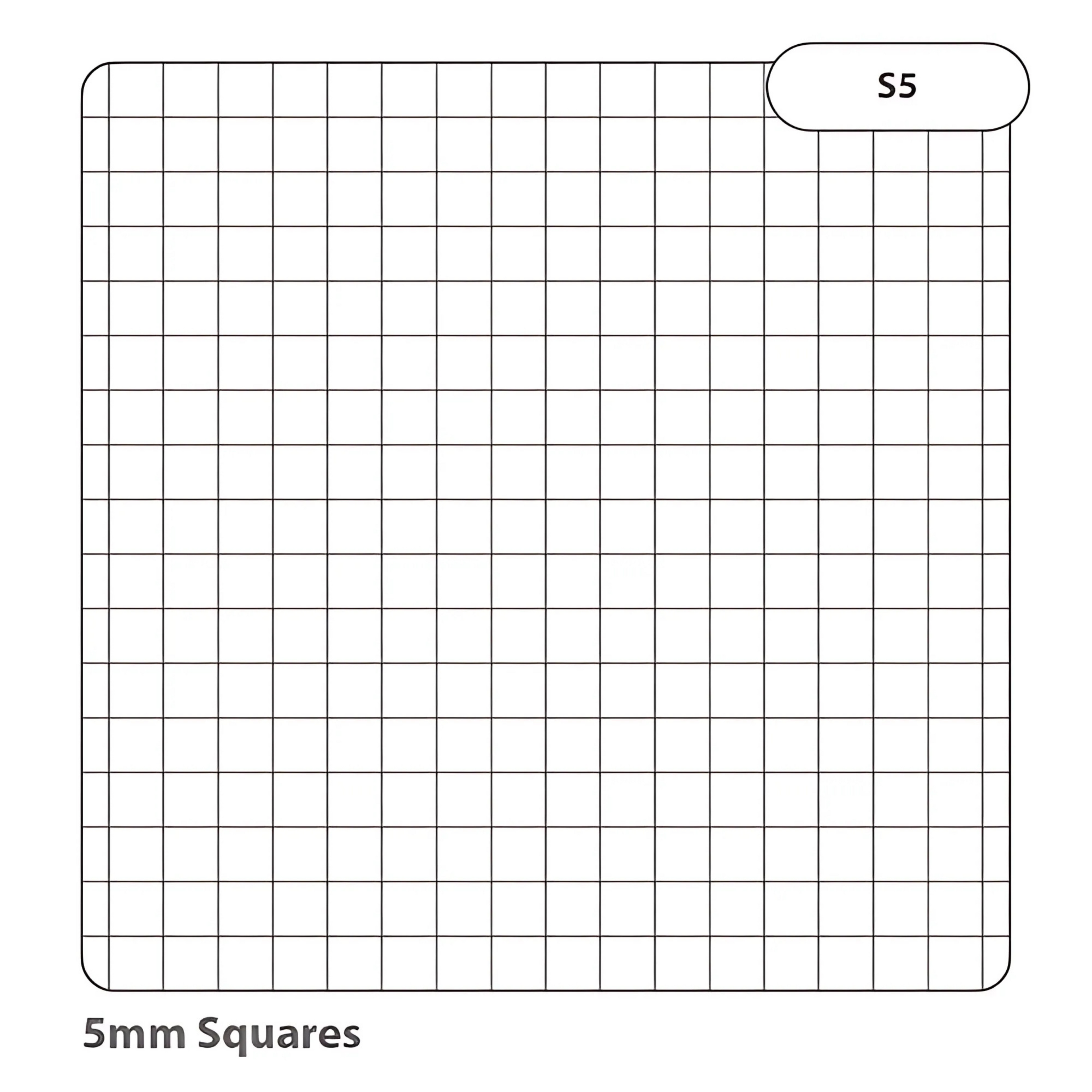 Exercise Book A4,  80 Pages 5mm Squared - Pack of 50