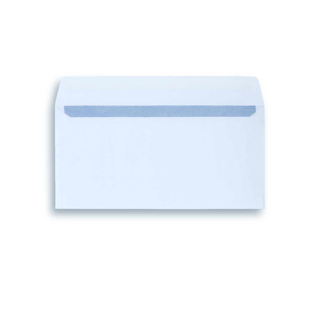 Envelope DL White Self Seal Wallet 90g - 1000pk
