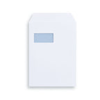 Envelope C4 White Self Seal Pocket Window 90g - Pack of 250
