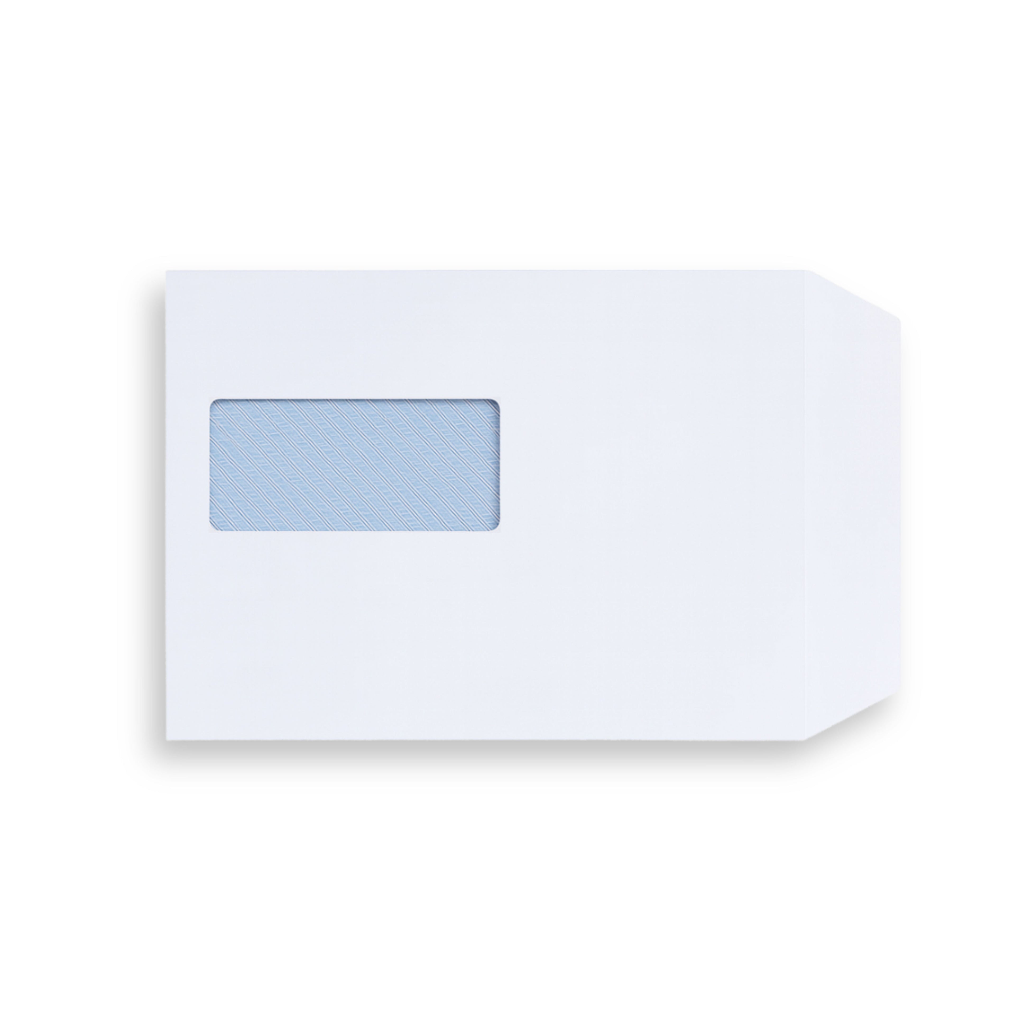 Envelope C5 White Self Seal Pocket High Window 90g - Pack of 500