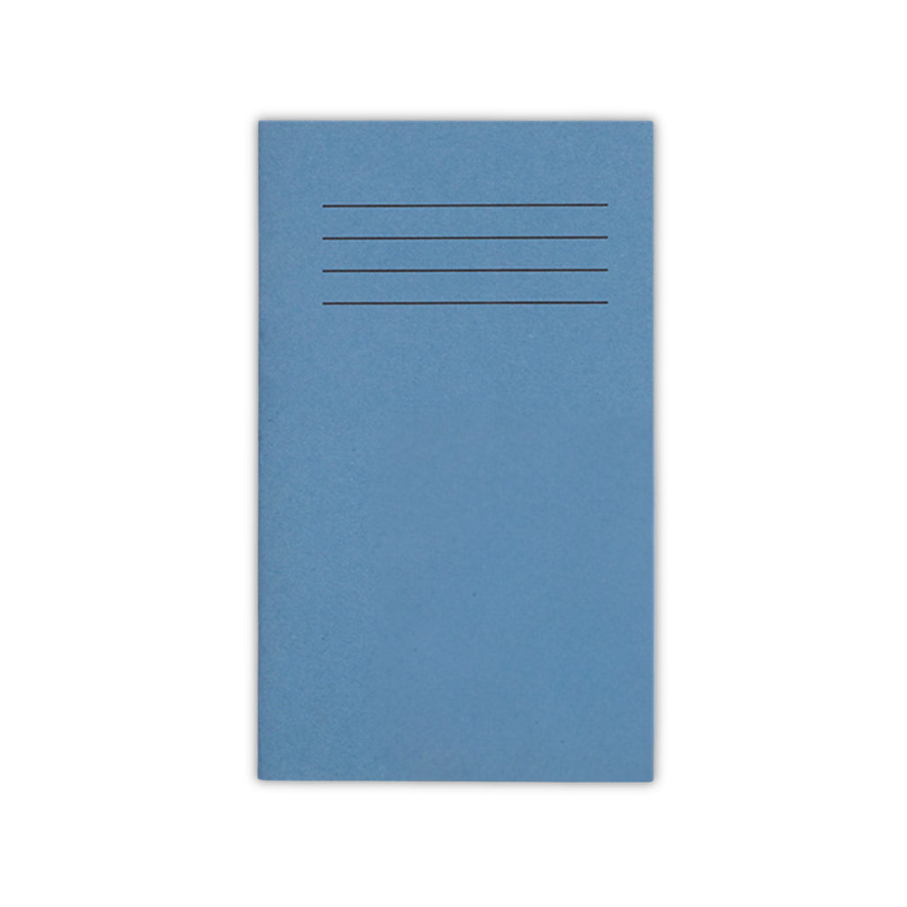 A6+ Exercise Book 48 Page 7mm Feints & Red Centre Margin – Blue – Pack of 100