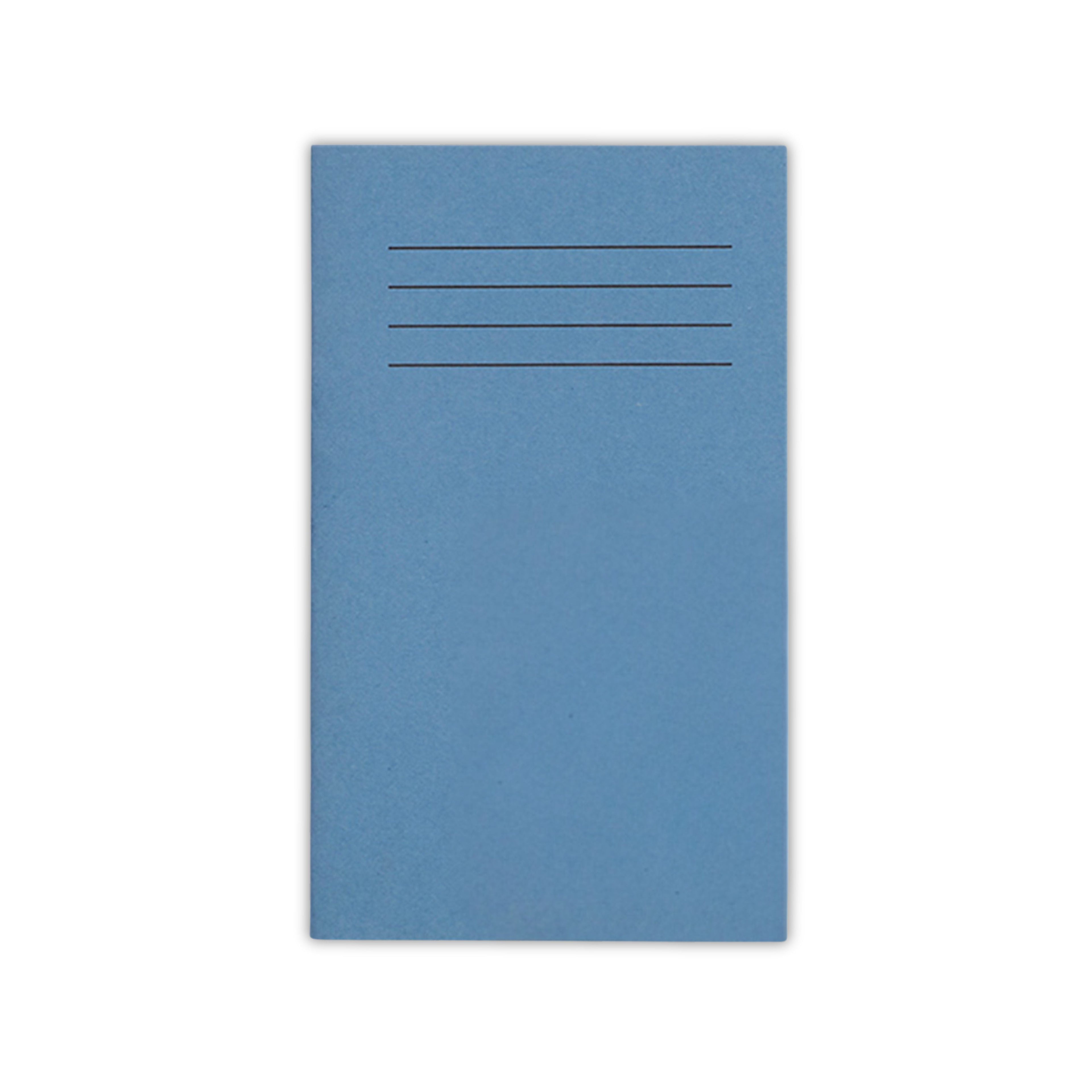 A6+ Exercise Book 48 Page 7mm Feints & Red Centre Margin – Blue – Pack of 100