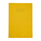 SEN Exercise Book A4 48 Page 10mm Squared – Yellow Cover with Tinted Cream Paper – Pack of 10
