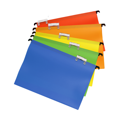 Foolscap Polypropylene Suspension Files - Pack of 5