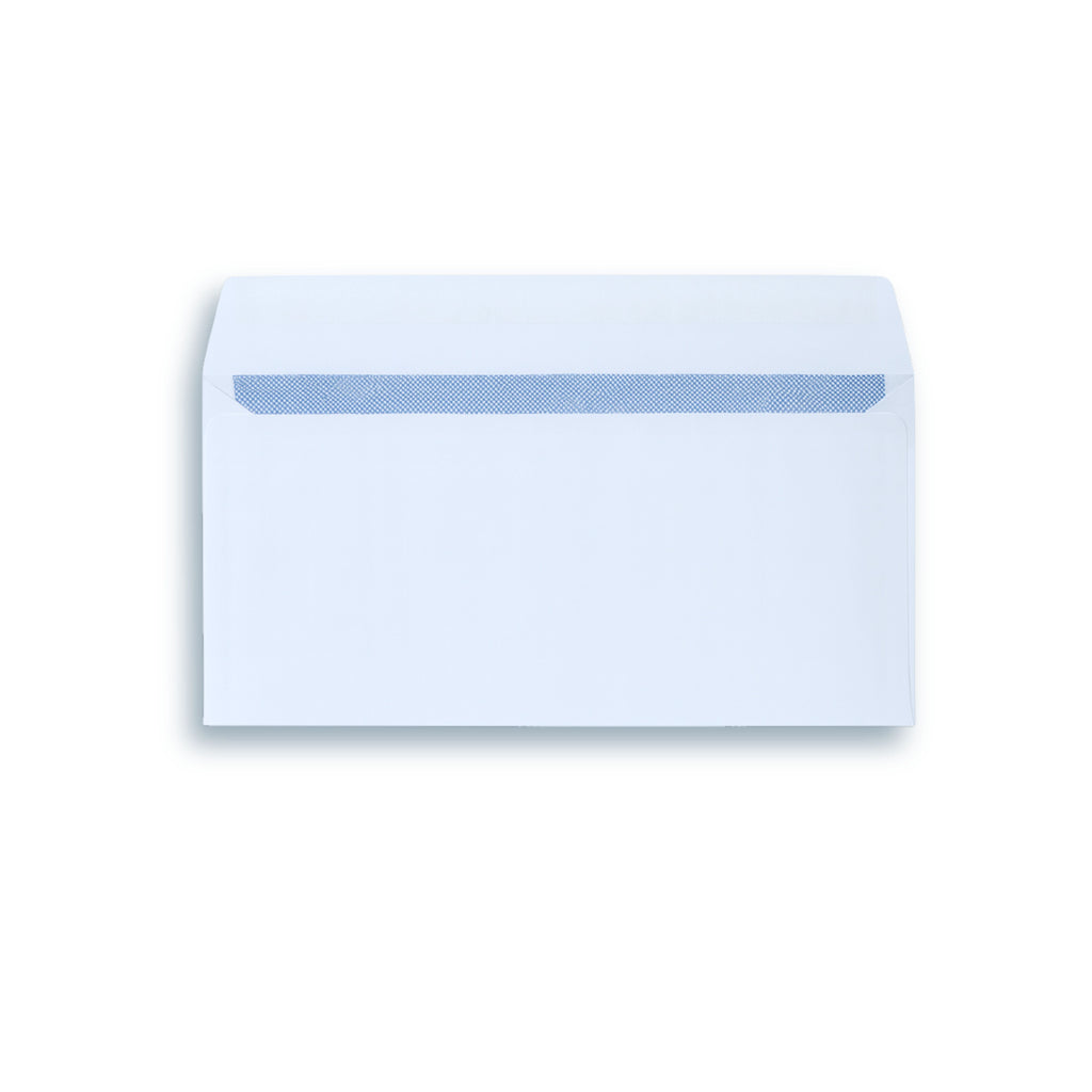Envelope DL White Self Seal Wallet Window 90g - 1000pk