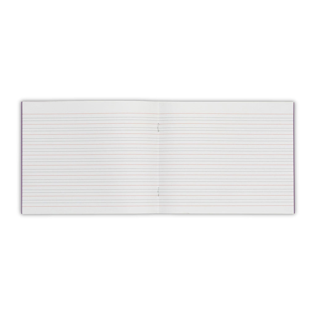 Handwriting Book 6.5 x 8 32 Page 4mm & 15mm – Purple – 100 Pack