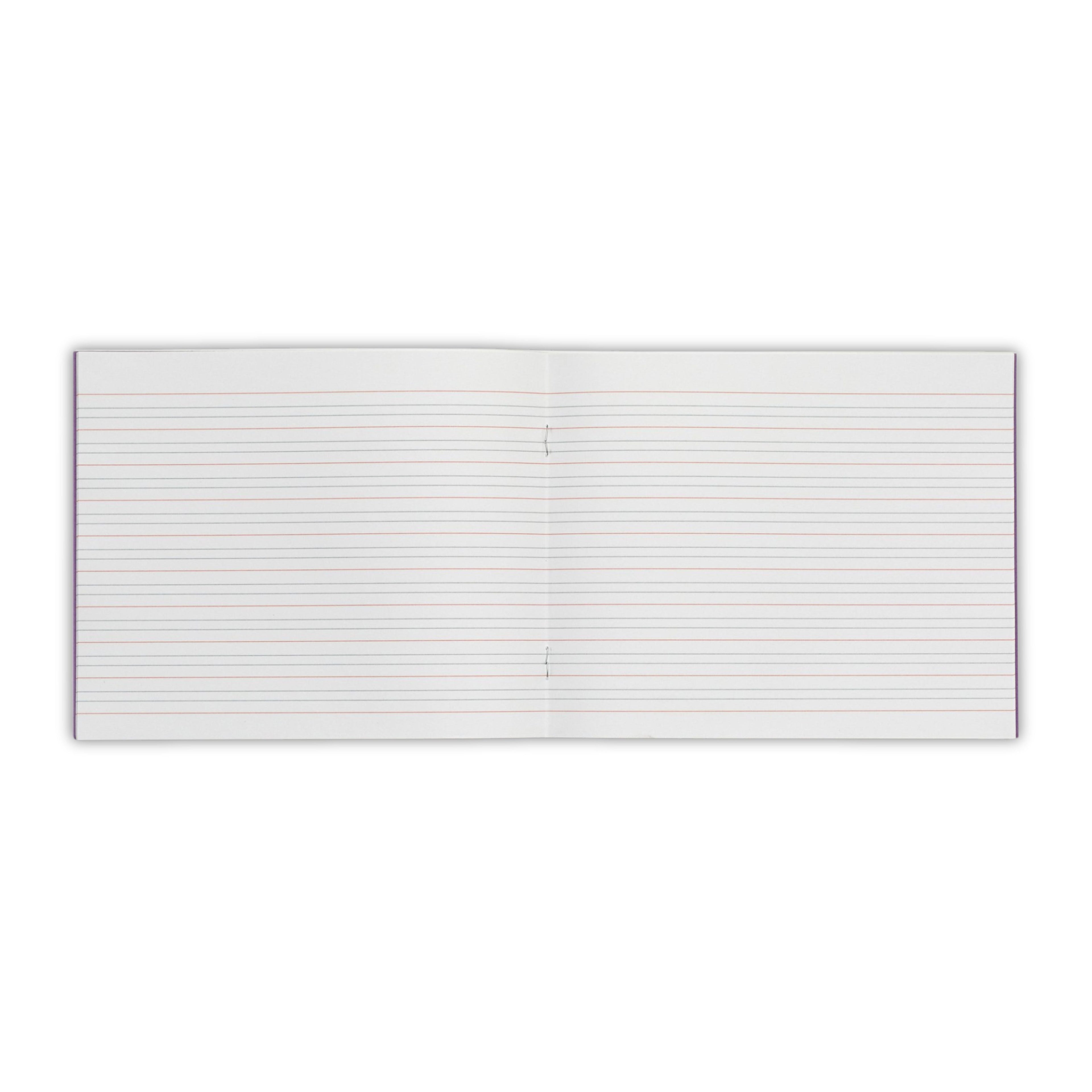 Handwriting Book 6.5 x 8 32 Page 4mm & 15mm – Purple – 100 Pack