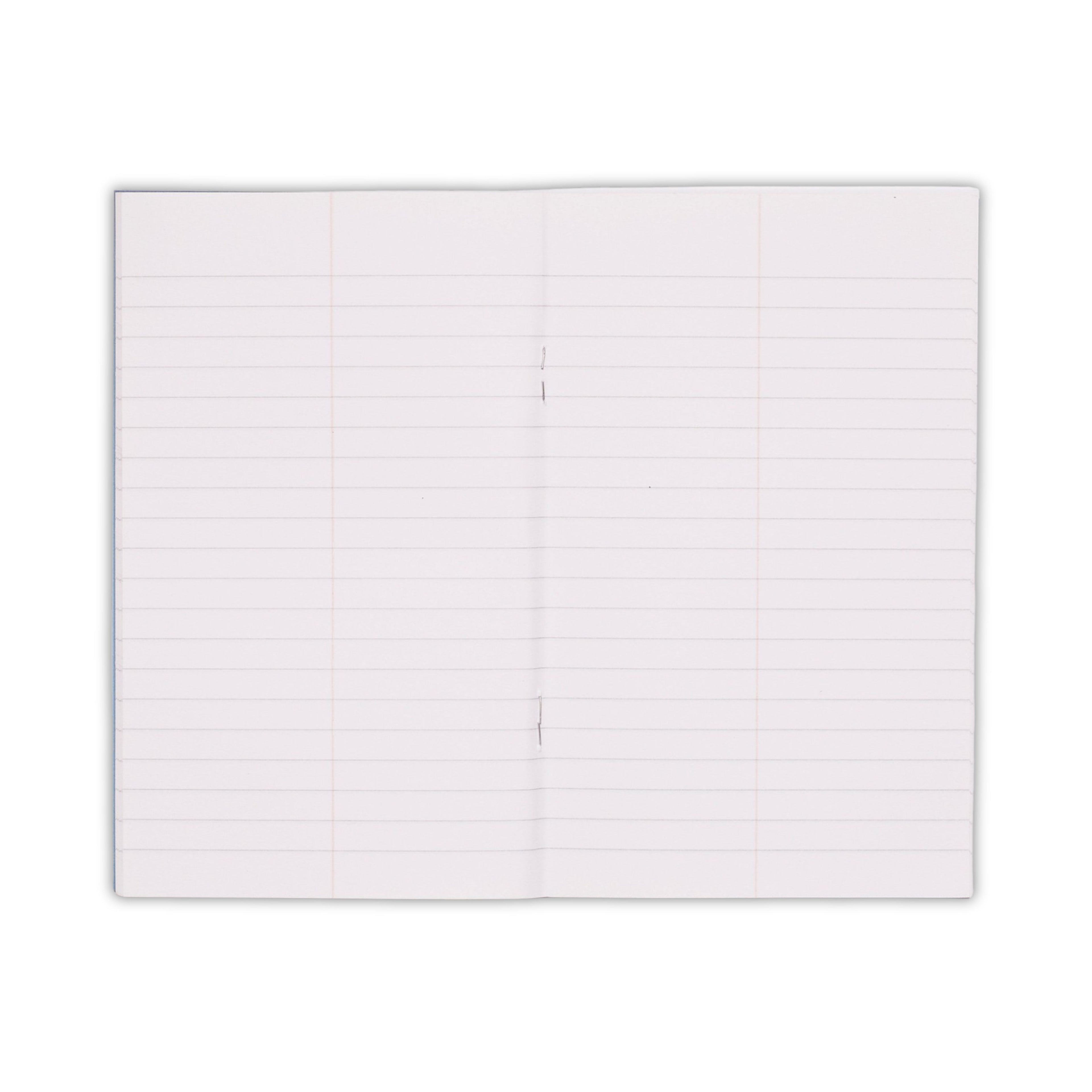 A6+ Exercise Book 48 Page 7mm Feints & Red Centre Margin – Blue – Pack of 100