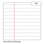 Exercise Book A4, 80 Page 8mm Feints & Margin - Pack of 50