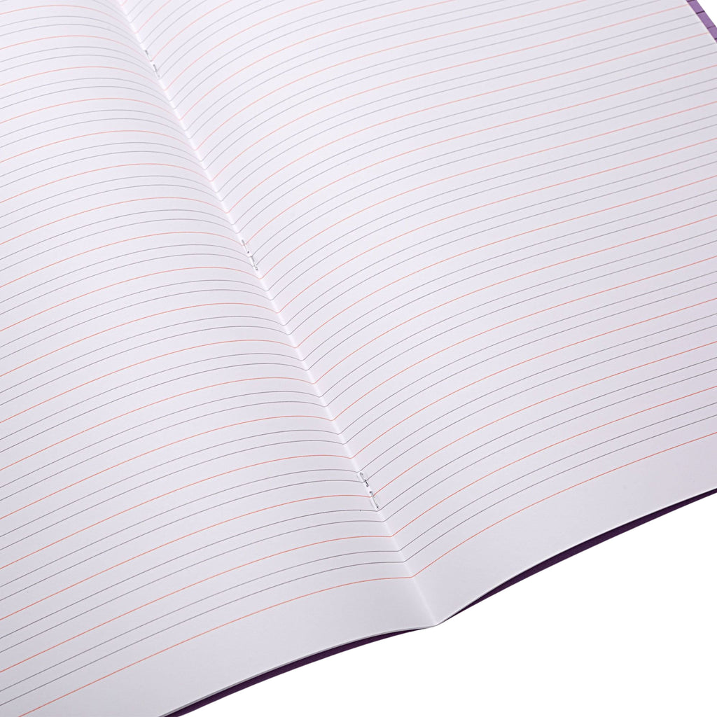 Handwriting Book 6.5 x 8 32 Page 4mm & 15mm – Purple – 100 Pack