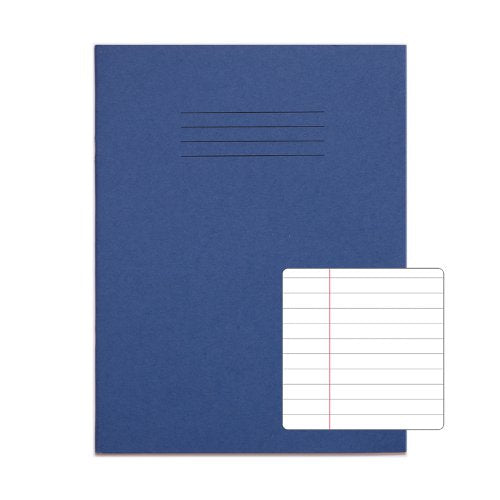 Exercise Book 9x7inch, 80 Page 8mm Feints & Margin- Pack of 100