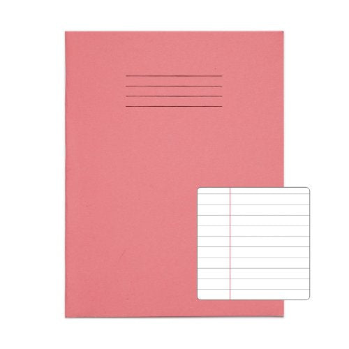Exercise Book 9x7inch, 80 Page 8mm Feints & Margin- Pack of 100