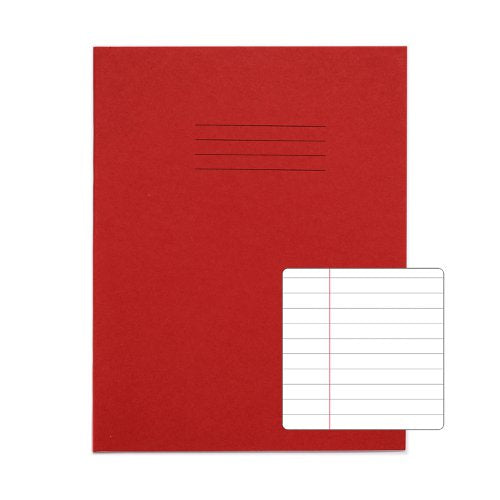 Exercise Book 9x7inch, 80 Page 8mm Feints & Margin- Pack of 100