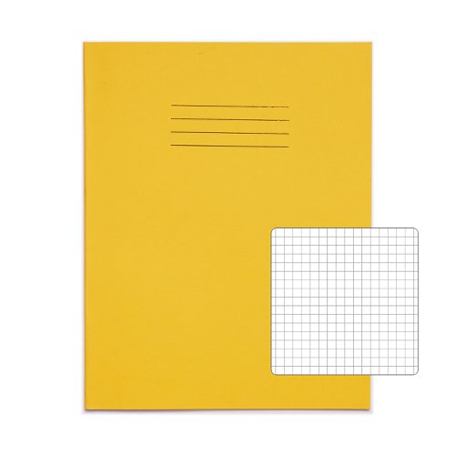 Exercise Book 9x7inch, 80 Pages 5mm Squared - Pack of 100