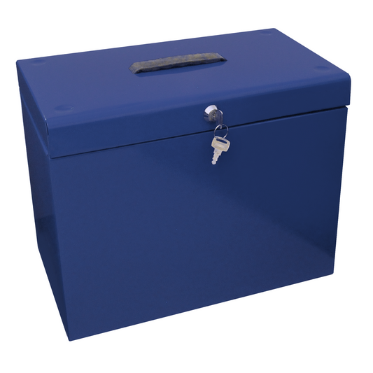 A4 Metal Home File Box with 5 Suspension Files