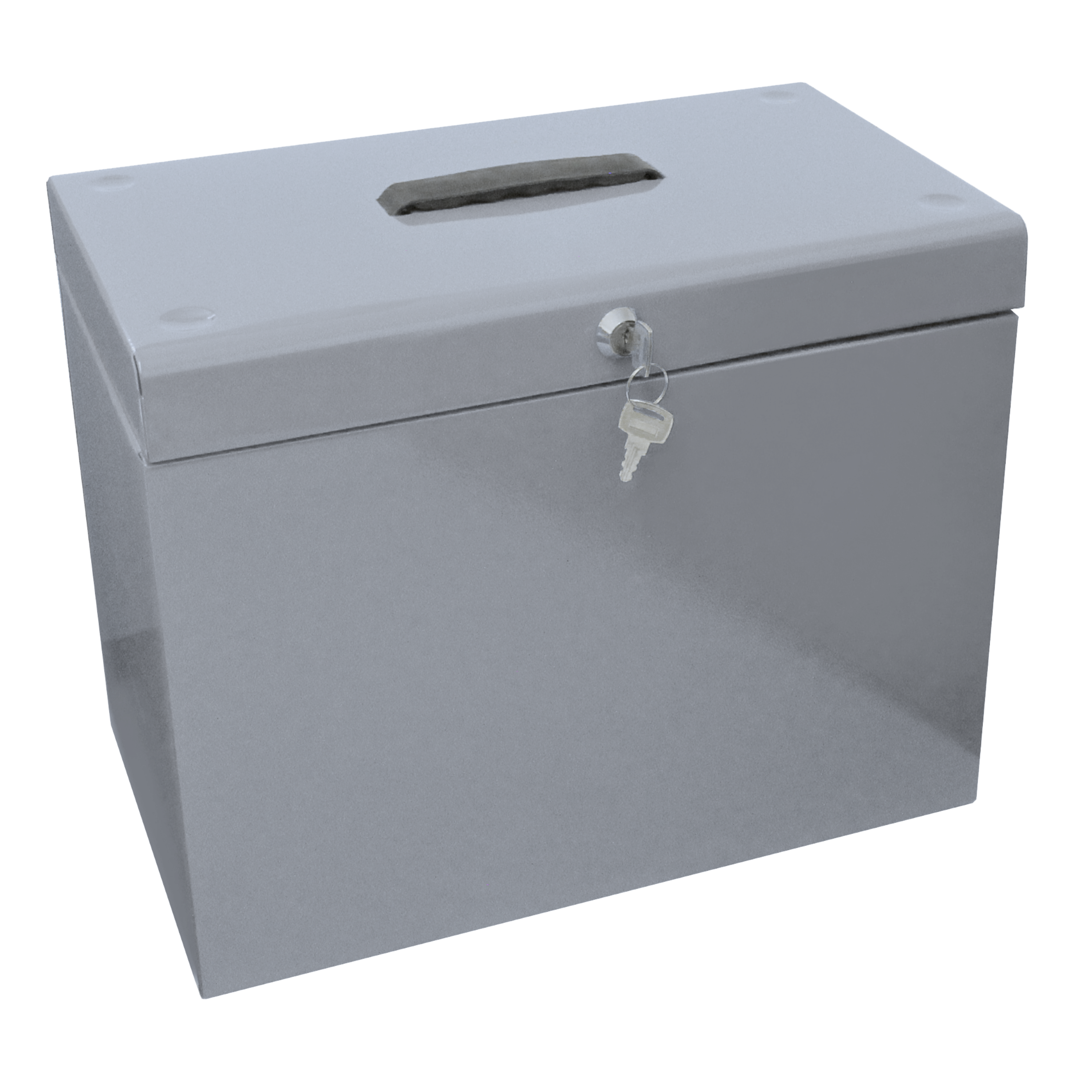 A4 Metal Home File Box with 5 Suspension Files