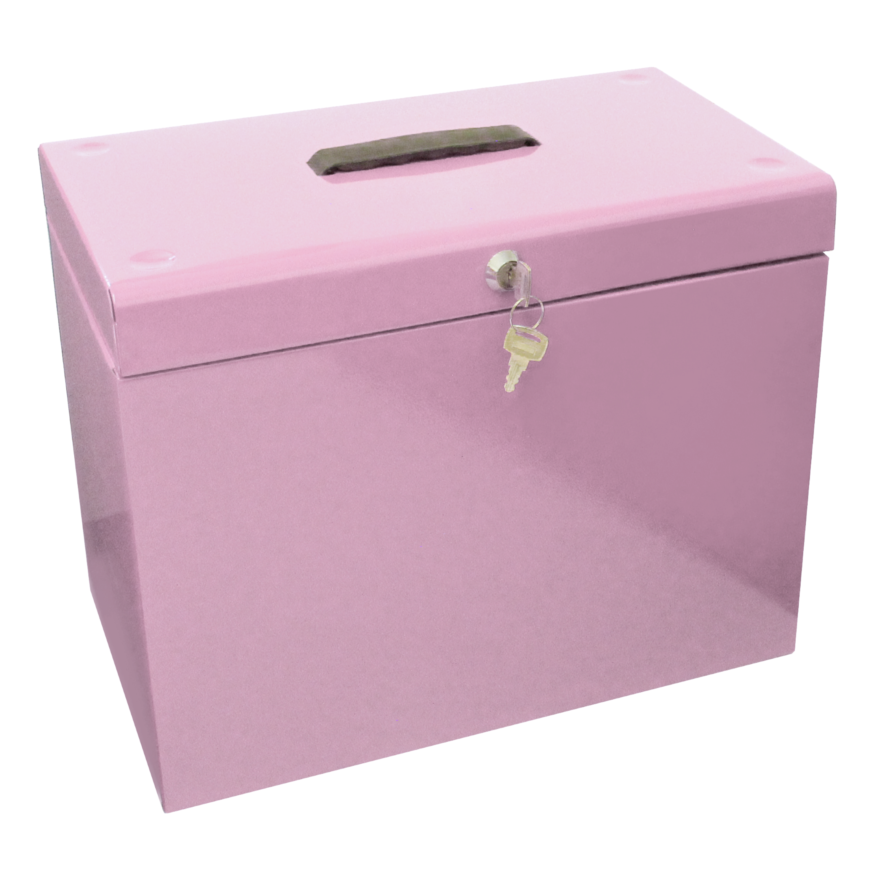 A4 Metal Home File Box with 5 Suspension Files