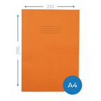 Exercise Book A4,  80 Pages 5mm Squared - Pack of 50