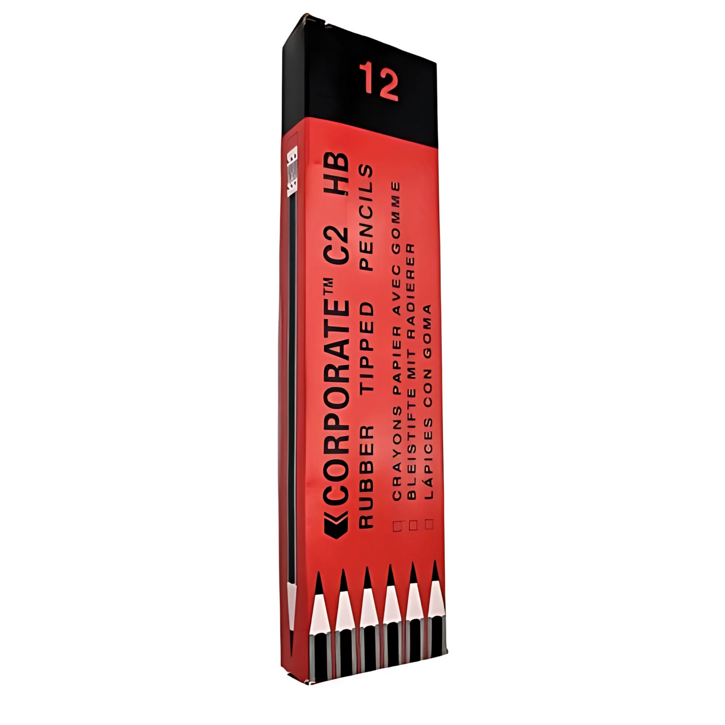 HB Wooden Pencils - Pack of 12