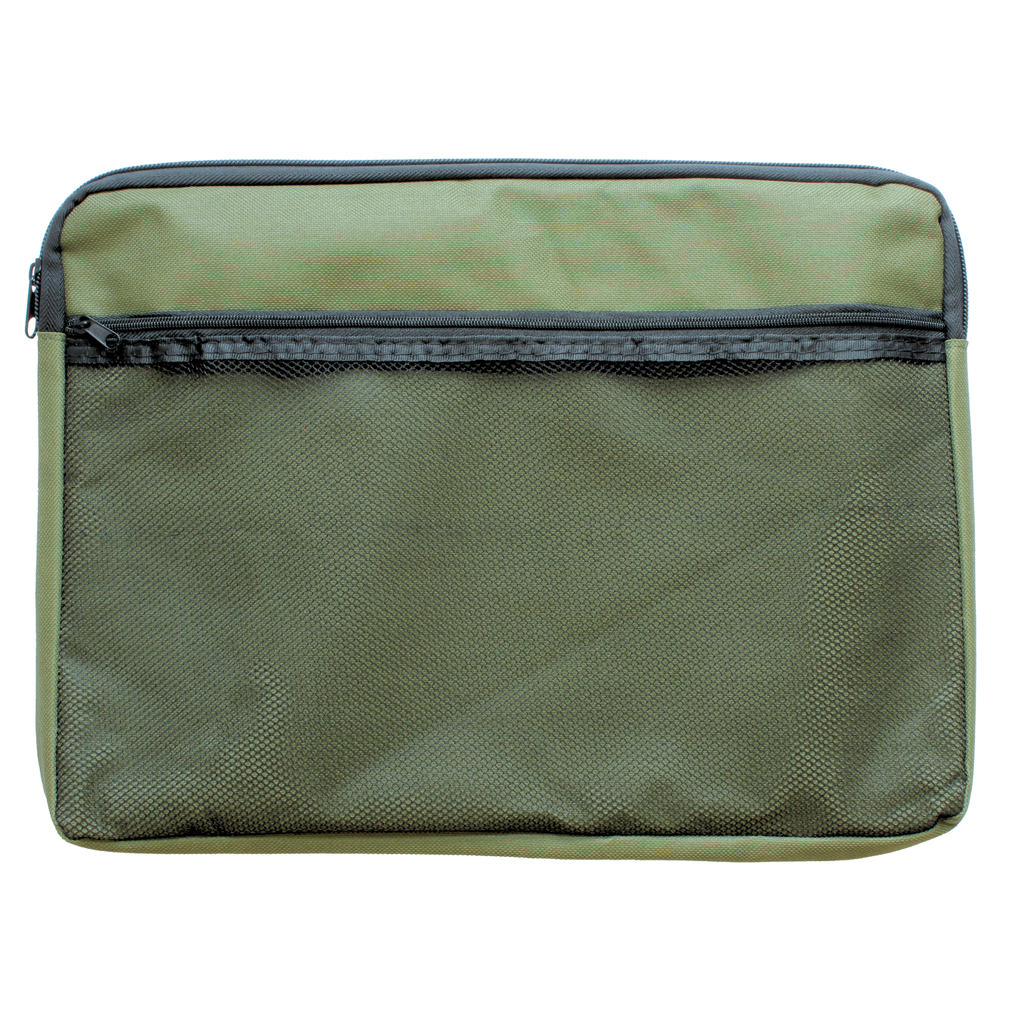 A4 Canvas Zip Bag with Mesh Pocket