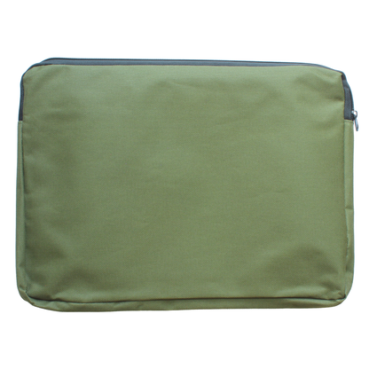 A4 Canvas Zip Bag with Mesh Pocket