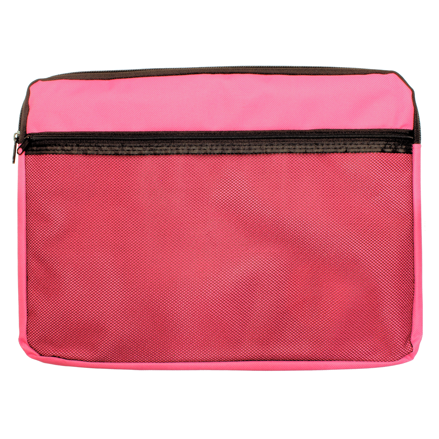 A4 Canvas Zip Bag with Mesh Pocket