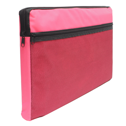 A4 Canvas Zip Bag with Mesh Pocket