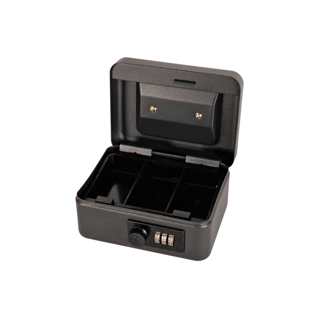 6 Inch Steel Cash Box with Combination Lock