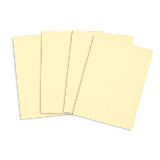 Colour Paper A4 80gsm Pastel Yellow - (500 Sheets) Pack of 5 Reams