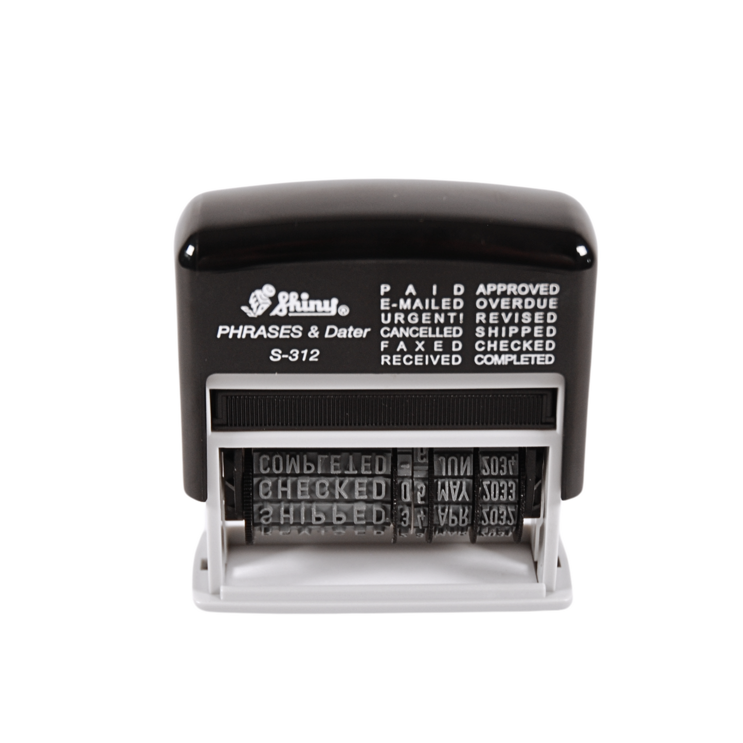 12 in 1 Self Inking Date Stamp