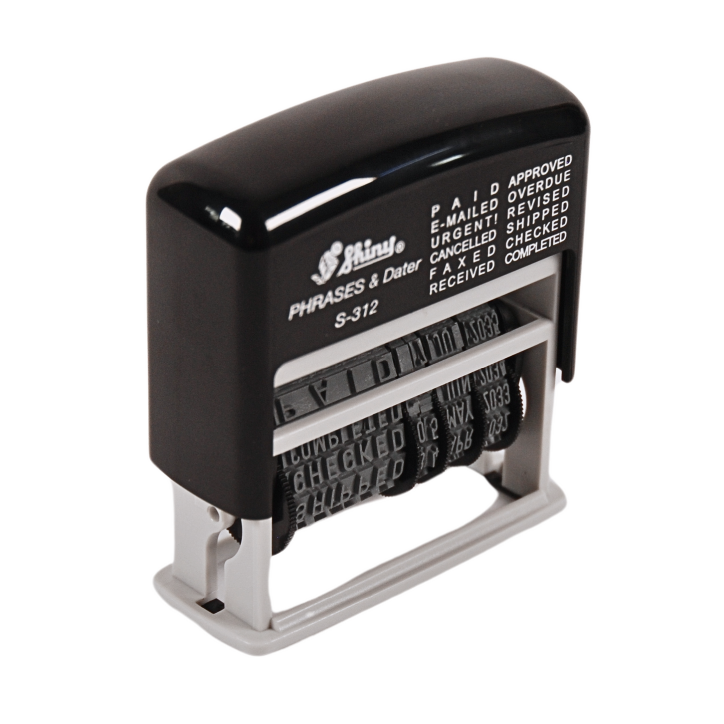 12 in 1 Self Inking Date Stamp