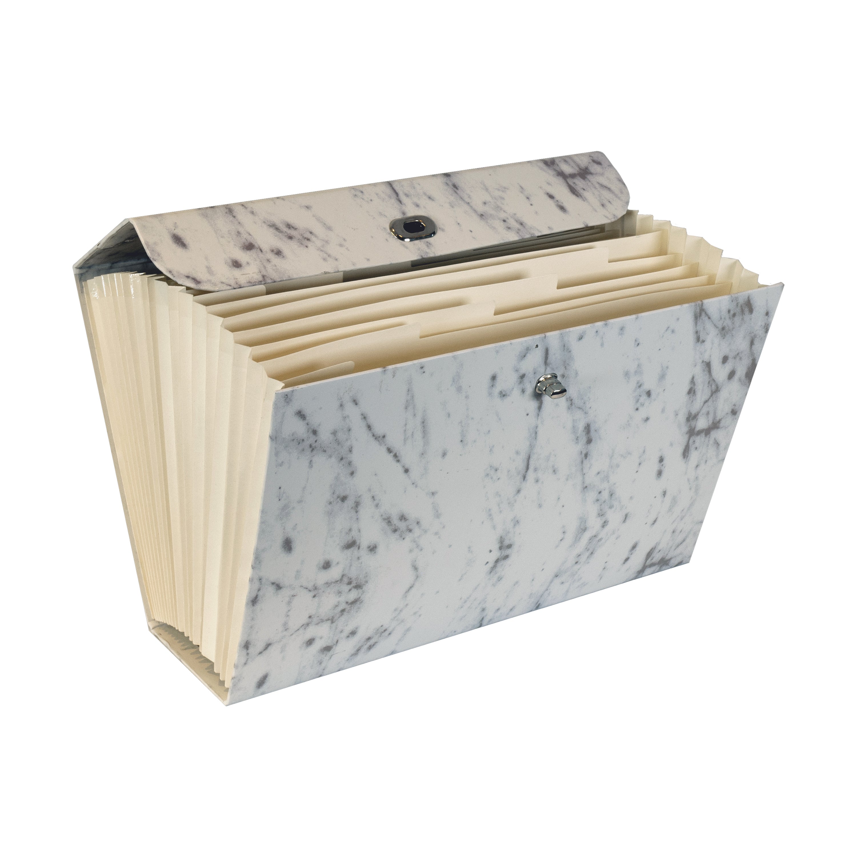 Marble Design 19 Pocket Expanding Box File