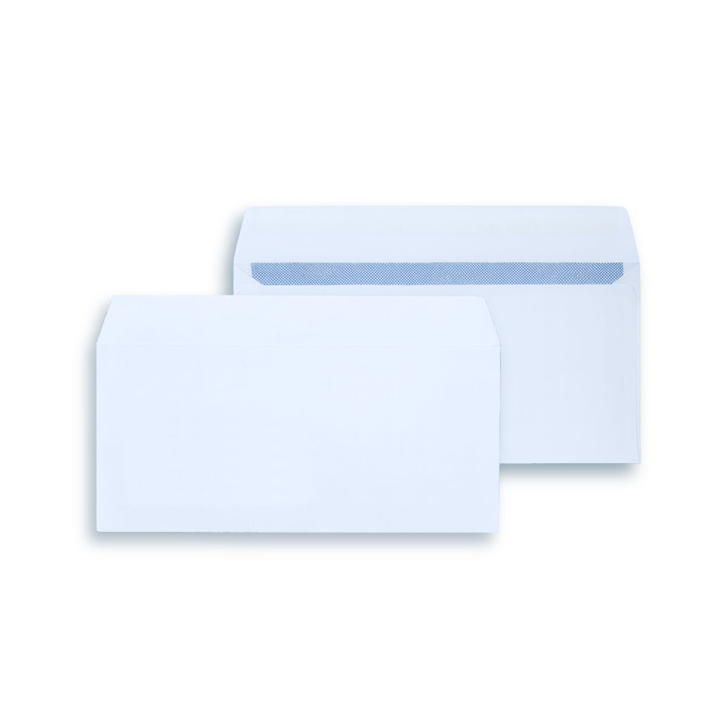 Envelope DL White Self Seal Wallet 90g - 1000pk