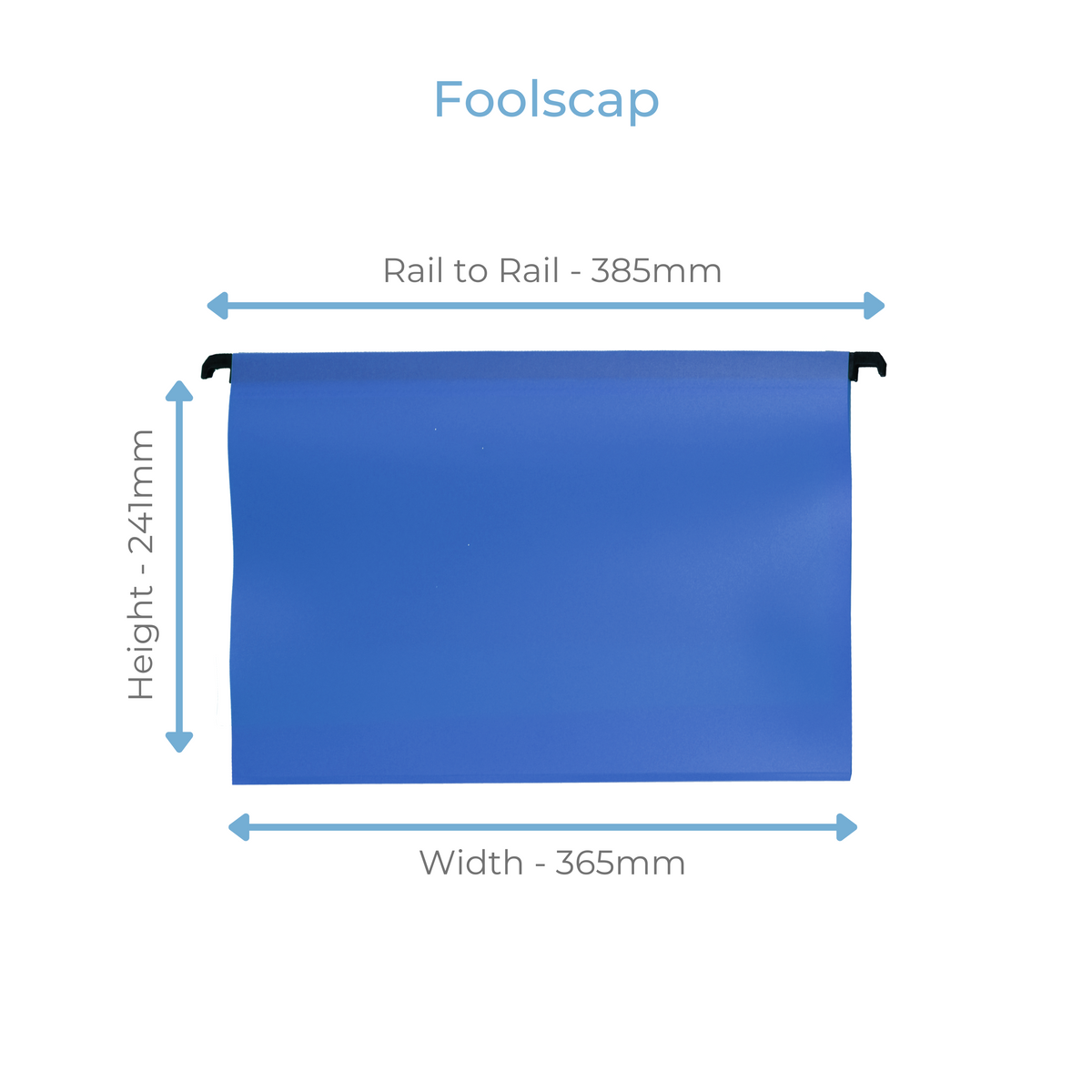 Foolscap Files Foolscap Polypropylene Suspension Files - Pack of 5 – Cathedral Products